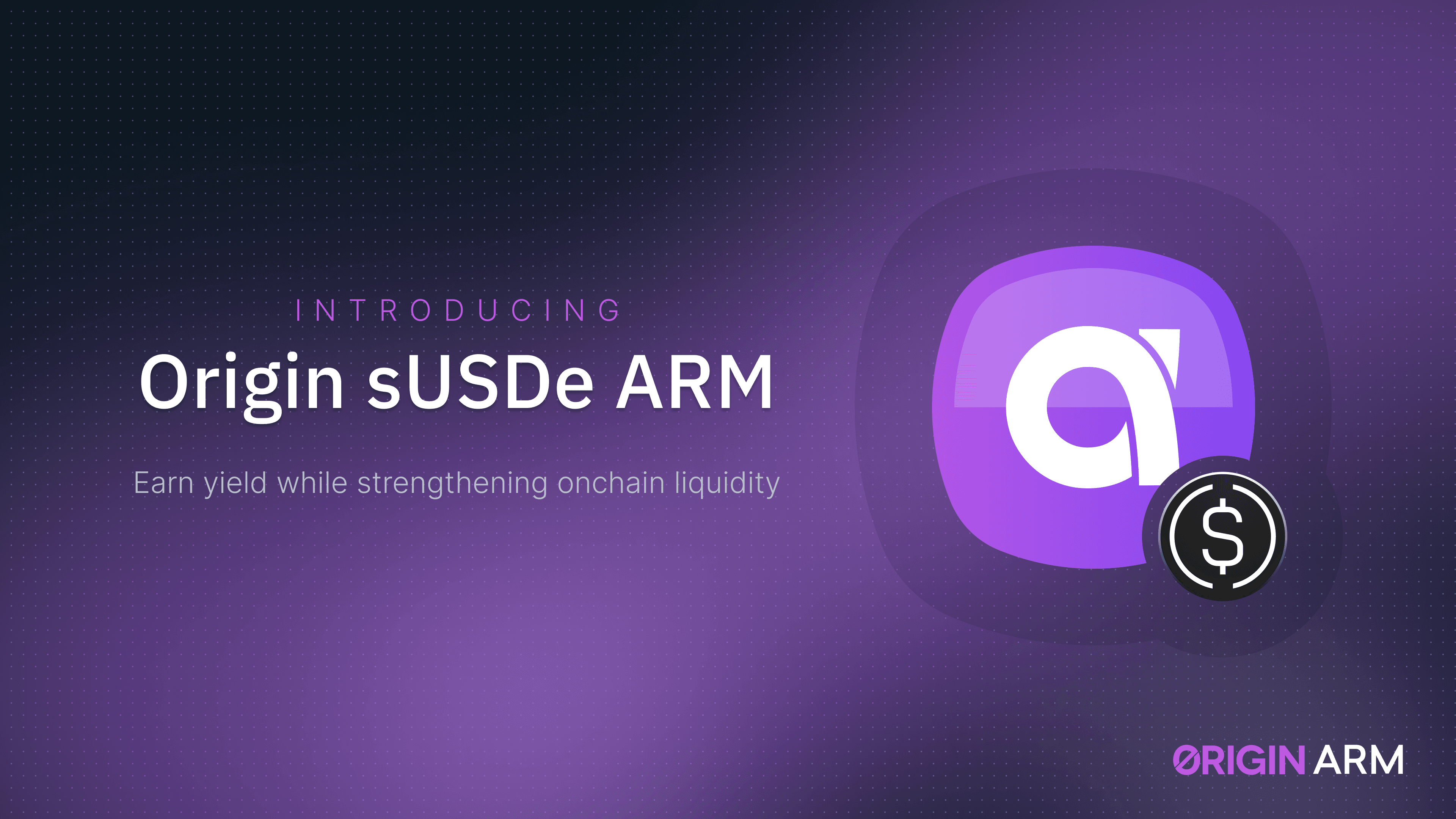 introducing the sUSDe ARM