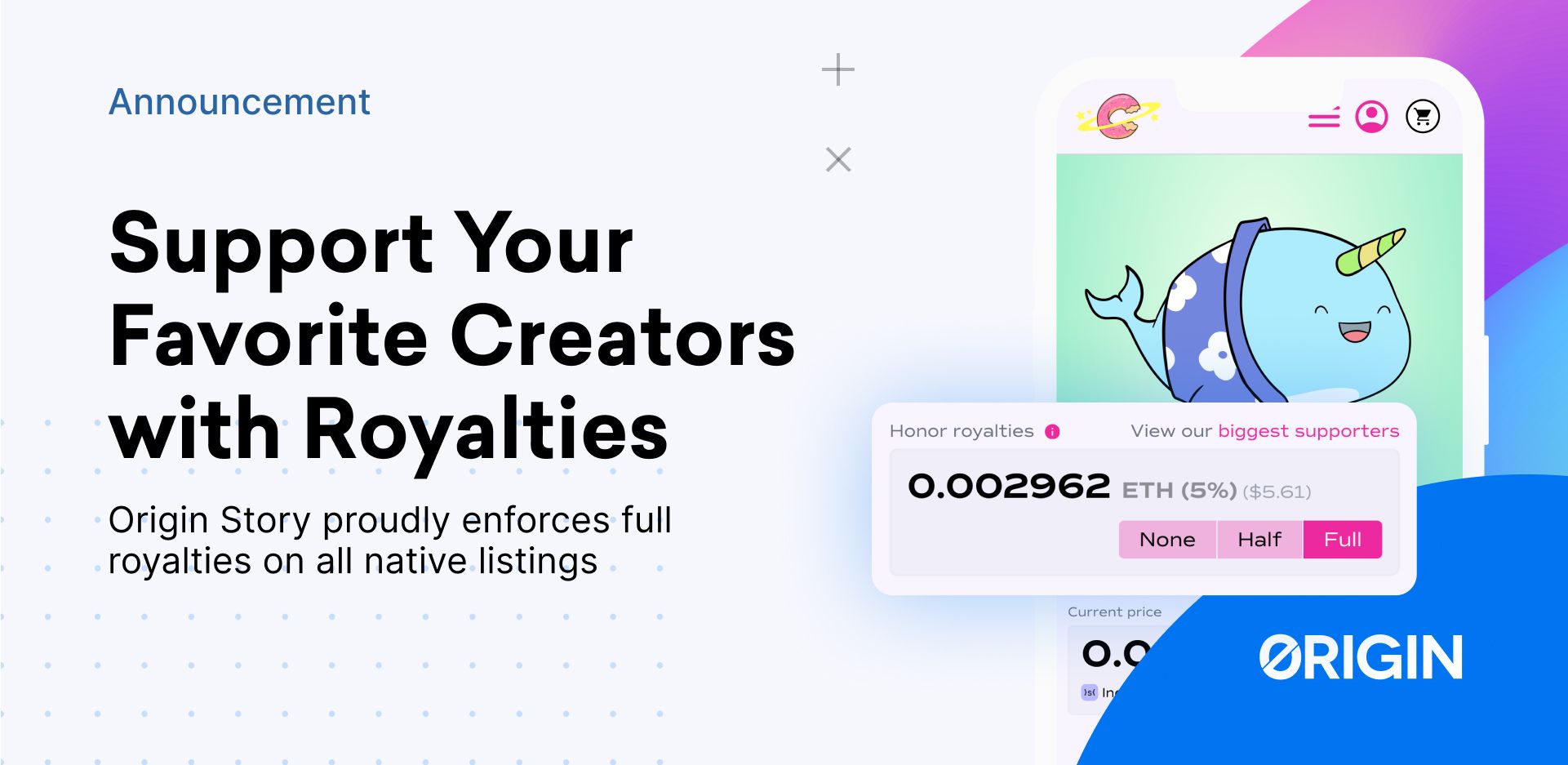 New Royalties Feature on Origin Story